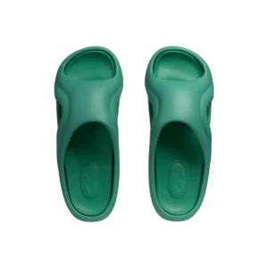 SKYLRK Beach Slide Forest ultra-lightweight slip-on summer slides in deep forest green