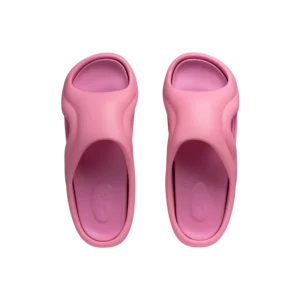 SKYLRK Beach Slide Gum lightweight cushioned slide sandal front view on white background