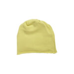 Minimalist winter beanie side profile — SKYLRK Fleece Beanie Fizz low-profile fleece cap