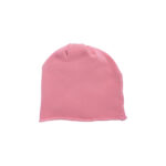 SKYLRK Fleece Beanie Gum front view — soft minimalist fleece winter hat with clean silhouette