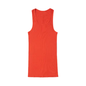 SKYLRK Logo Men's Tank Fire — front view, relaxed fit sleeveless streetwear tank top