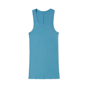 SKYLRK Logo Men's Tank Spa — front view, relaxed streetwear fit