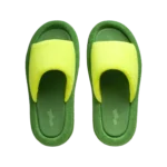 SKYLRK Rest Slide Tennis cushioned recovery slides front view in sport-minimalist design