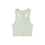 Casual summer tank top outfit — SKYLRK Tank Sprout styled with denim shorts and sneakers