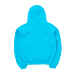 SKYLRK Super Blue Zip Hoodie front view oversized streetwear