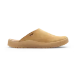 Bear-inspired lightweight mule shoes side profile on neutral background